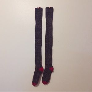 A&F Shine Over The Knee Socks